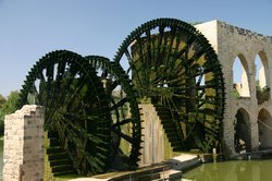 The huge waterwheel (norias) at Hama