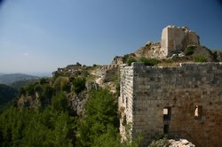 The delightful hill top castle of Qalat Salahidin