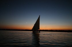 A nice night for a float in a Felucca..!