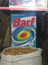 Barf - makes your whites whiter!!