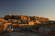 The fort walls of Jaisalmer
