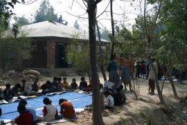 The community school at Saidpur