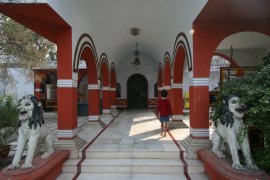 The temple in Pranav's garden!