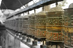 Budist Pray wheel, Monkey Temple - Kathmandu