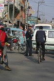 Normal Kathmandu traffic mayhem