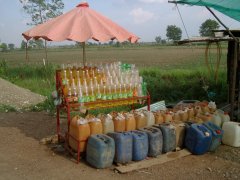 Cambodian Fuel Station