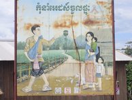 CARE is very active in Cambodia, this poster promotes family health