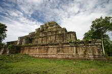 Prasat Thom is an imposing structure in the middle of the jungle