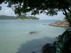 One of Pangkor Island's beaches
