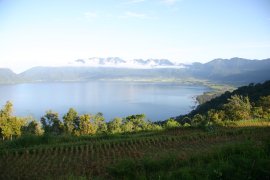 The beautiful Lake Maninjau