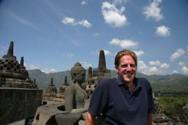 Me at Borobudur
