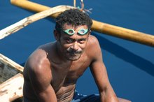 A local spear fisherman