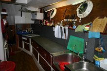 Most important cabin on the boat.. The galley