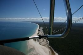 Fraser Island seen from the air