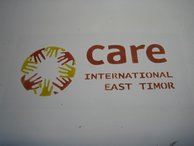 CARE is very active in East Timor
