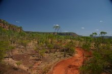 A typical dirt road round Kakadu