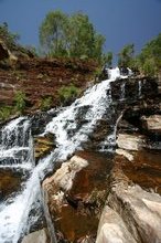 The delightful waterfall