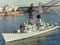 Our dive for the day - HMAS Perth in her prime