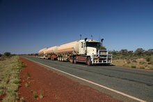 Looks like this road train has been on the Great Central Road