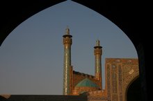 The splendid minarets of Imam Mosque
