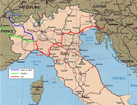 Italy route