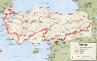 Turkey route